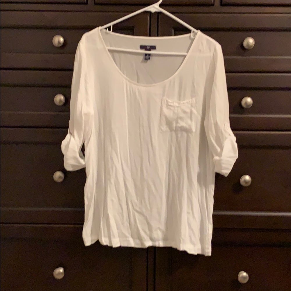 Gap Size Large White Top